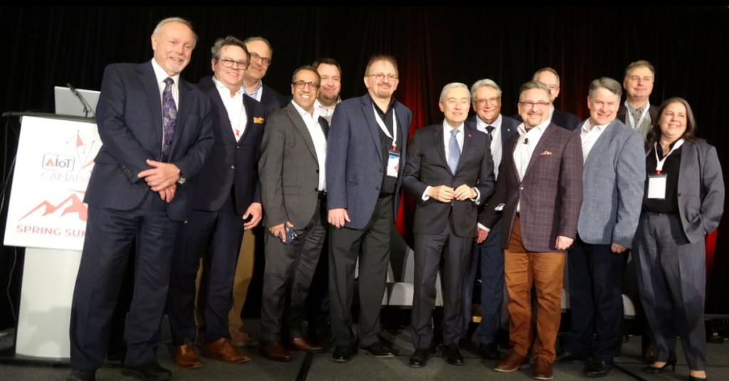 Membres du conseil d'administration de AIoT Canada lors du Spring Summit 2024